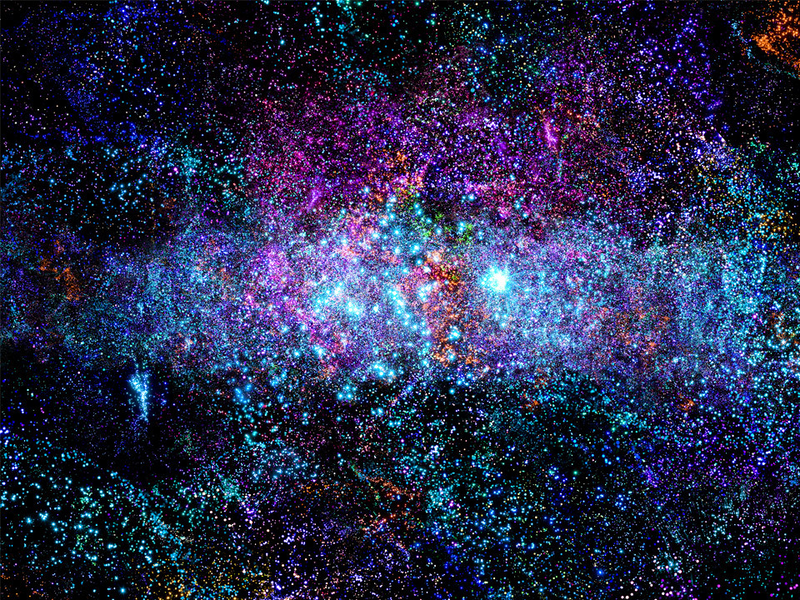 Illustration for article titled These stunning nebula images are actually created with lamp light